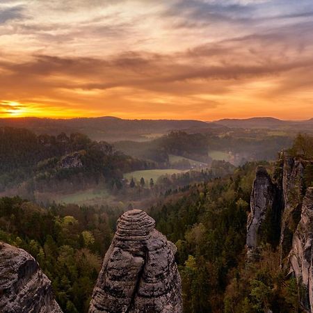 4-Bettzimmer Saechsische Schweiz Mittelndorf Kültér fotó