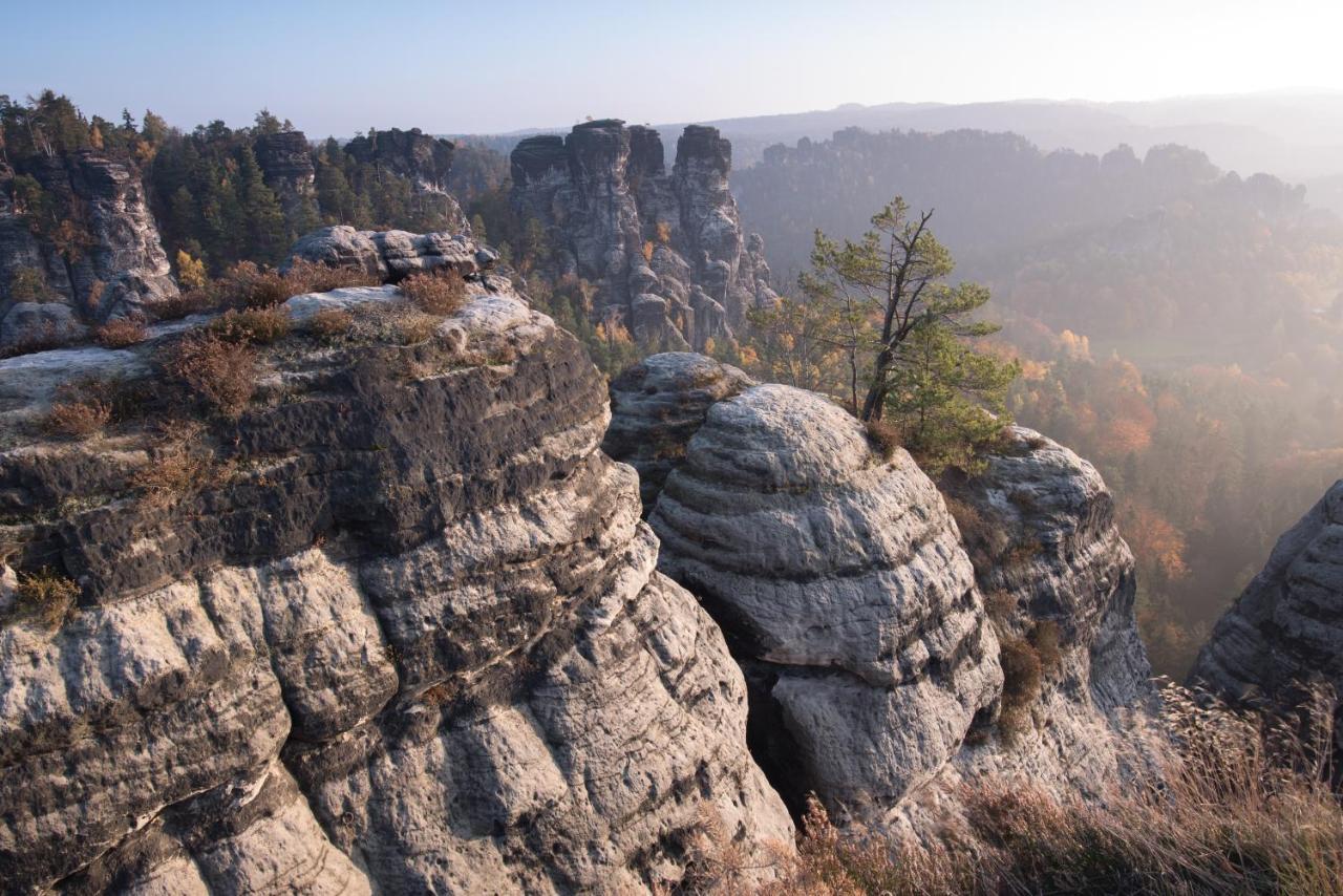 4-Bettzimmer Saechsische Schweiz Mittelndorf Kültér fotó