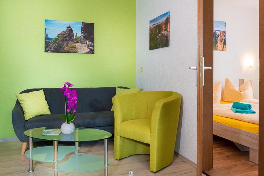 4-Bettzimmer Saechsische Schweiz Mittelndorf Kültér fotó
